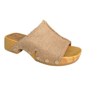 Kelsi Dagger June Jute Platform Slide Sandal Women Sz 7.5 New Without Box Summer
